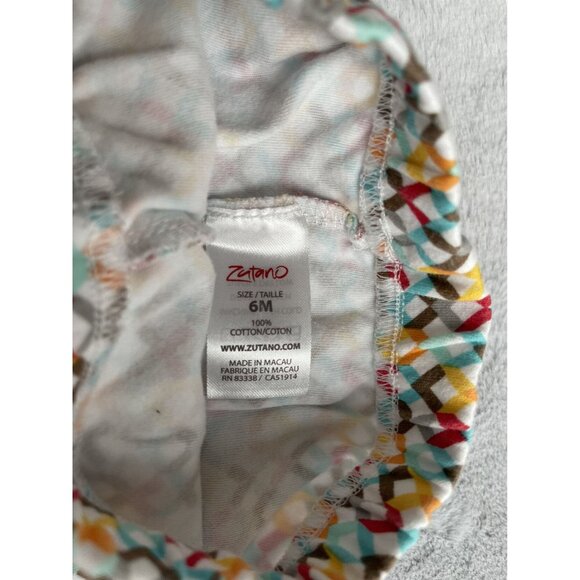 Zutano Baby/Toddler Pants 6M Multicolor Geometric Pattern - Picture 4 of 4